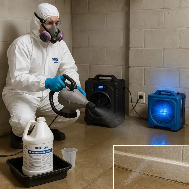 Sanitization and Odor Removal process in Glendale, WV