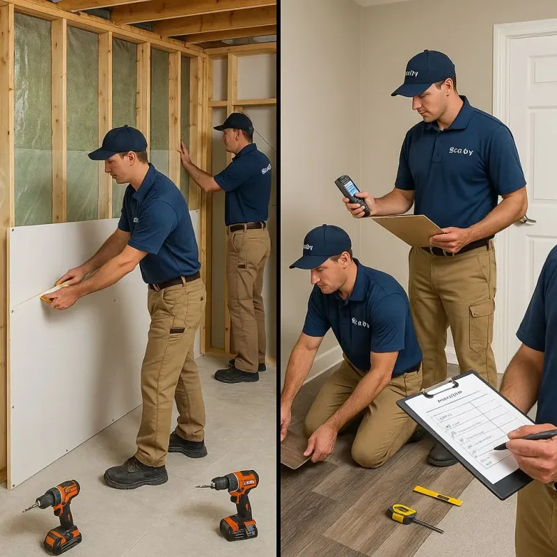 Repairs and Reconstruction process in Glendale, WV